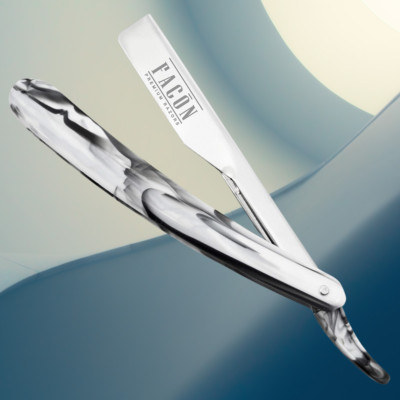 100 FACON PLATINUM STAINLESS STEEL SINGLE EDGE RAZOR BLADES STRAIGHT EDGE BARBER