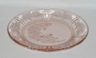 Federal Glass Co. SHARON "Cabbage Rose" Pink Bread and Butter Plate