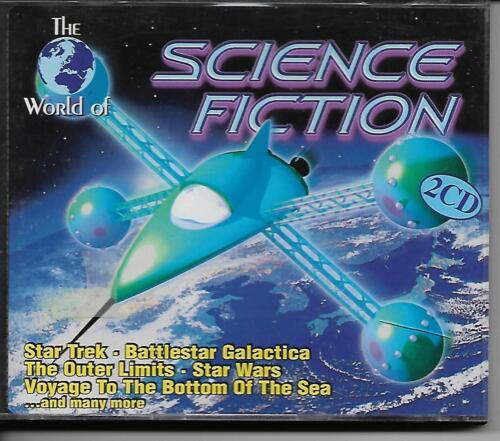The World of Science Fiction 2 CD set Star Trek Wars BSG Dr Who & more!! - Picture 1 of 2