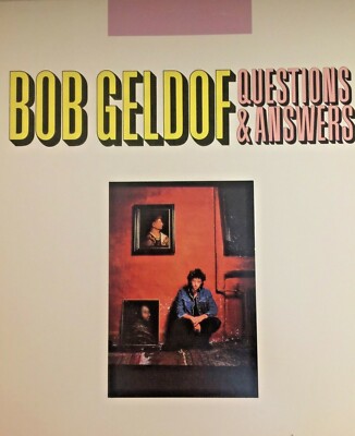 RADIO SHOW: BOB GELDOF QUESTIONS/ANSWERS w/CUE SHEETS & HOST DAN NEER; 1 LP