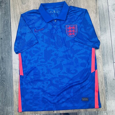 ENGLAND 2020 2021 AWAY FOOTBALL SHIRT SOCCER JERSEY NIKE, SZ L