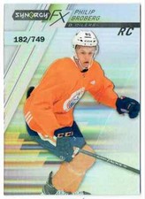 2020-21 SYNERGY FX PHILIP BROBERG ROOKIE 182/749 EDMONTON OILERS #FXR-PB