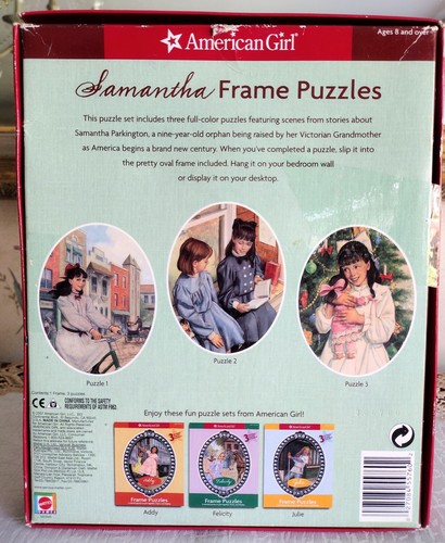 AMERICAN GIRL SAMANTHA FRAME PUZZLES (3) 50 PIECE PUZZLES + FRAME - Picture 3 of 11