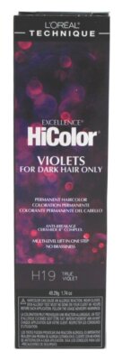 L'oreal Excellence Permanent Creme Hicolor H19 True Violet 1.74oz