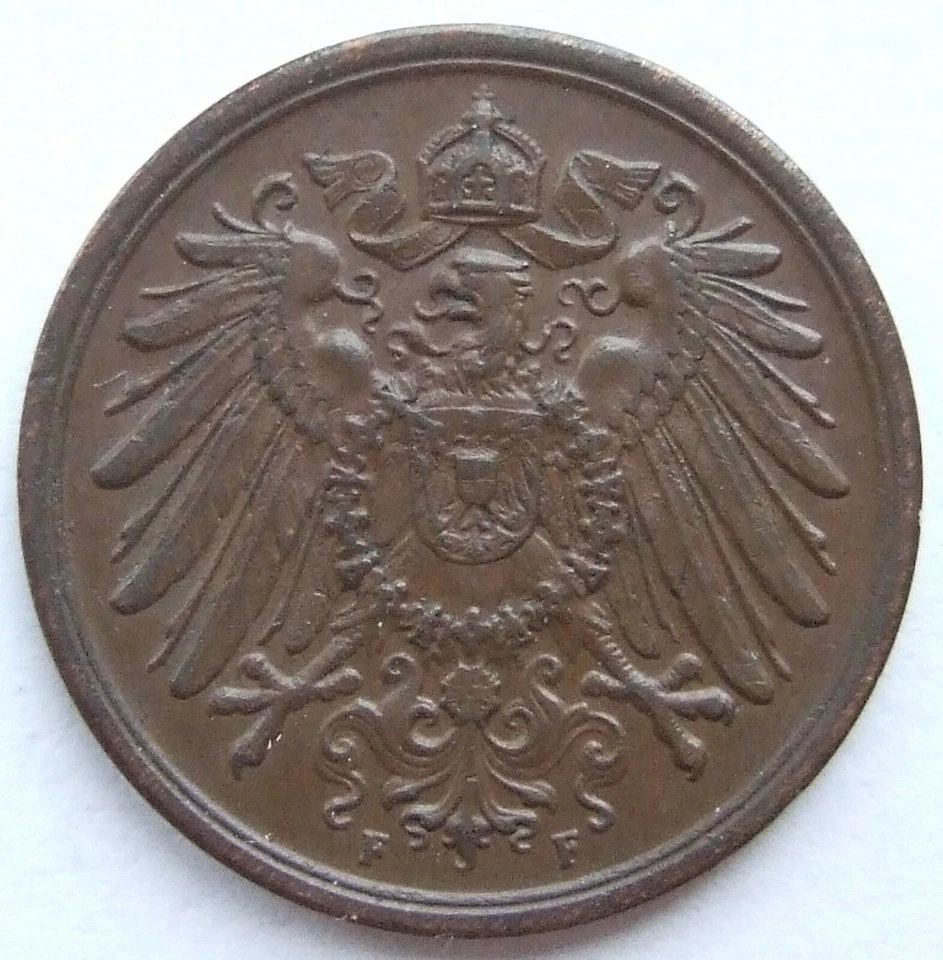 Coin German Empire Empire 2 Pfennig 1914 F in Extremely fine - Image 2 of 2