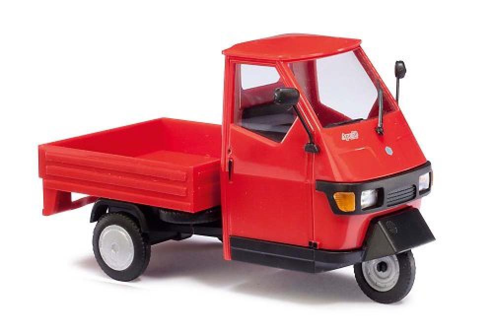 Busch - Piaggio Ape 50 Rot (Ba60001) - NUOVO