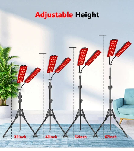 Red Light Therapy Lamp Light Body Pain Relief 660nm Red and 850nm Near Infrared - Bild 6 von 14