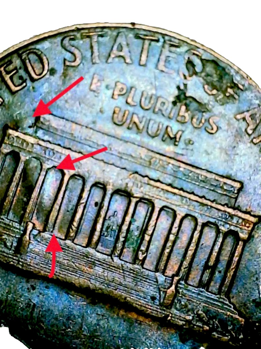 Rare 1973 D Memorial PennyMSP DDO DDR MULTI ERROR struck