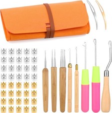 agujas de tejer crochet Ganchos ganchillos para croshe kit de piezas estuche