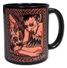 Val Denham Coffee Mug Trans Art Industrial Demons Demonic Satanic