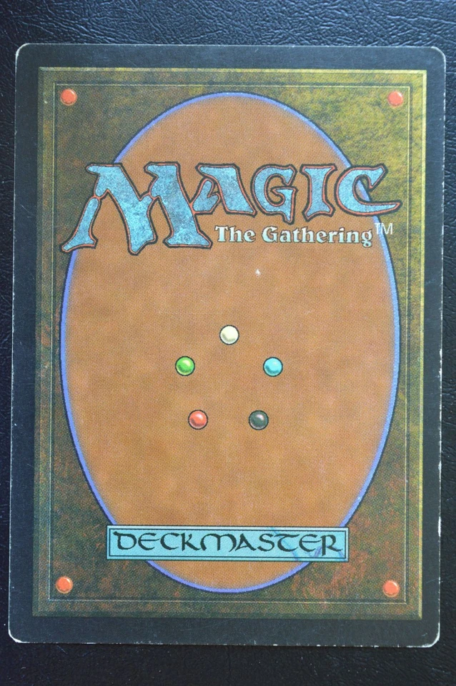 Magic The Gathering MTG MOUNTAIN (ORANGE) Mirage MP Moderately Played - Image 2 of 2