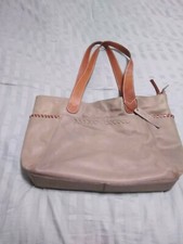 Nino Bossi Leather Tote Olive Green Nice!!!