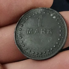 Vintage Germany 1 Mark Coin No Date 1920's 
