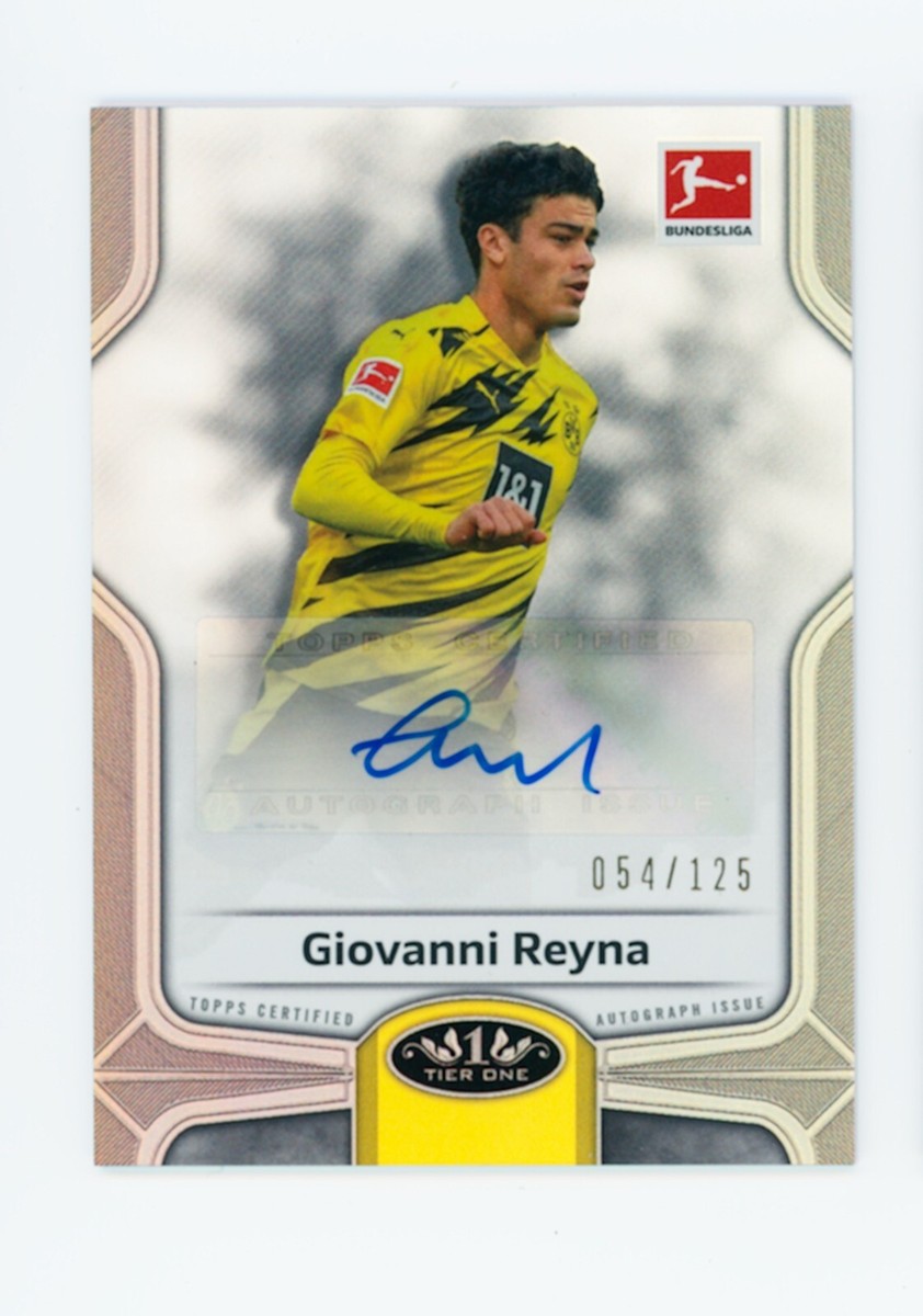 2021 Topps Giovanni Reyna 直筆サインカード レイナ① 2025年