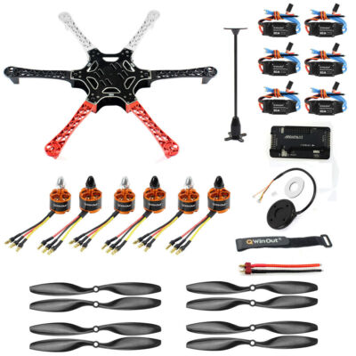 QWinOut Q250 Carbon Fiber FPV Drone Frame - 250mm Mini Quadcopter Kit For DIY Build