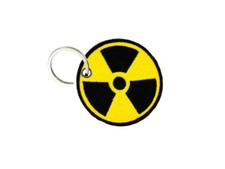 embroidered flag patch keychain patches patch RADIOACTIVE RADIOACTIVE RAYS