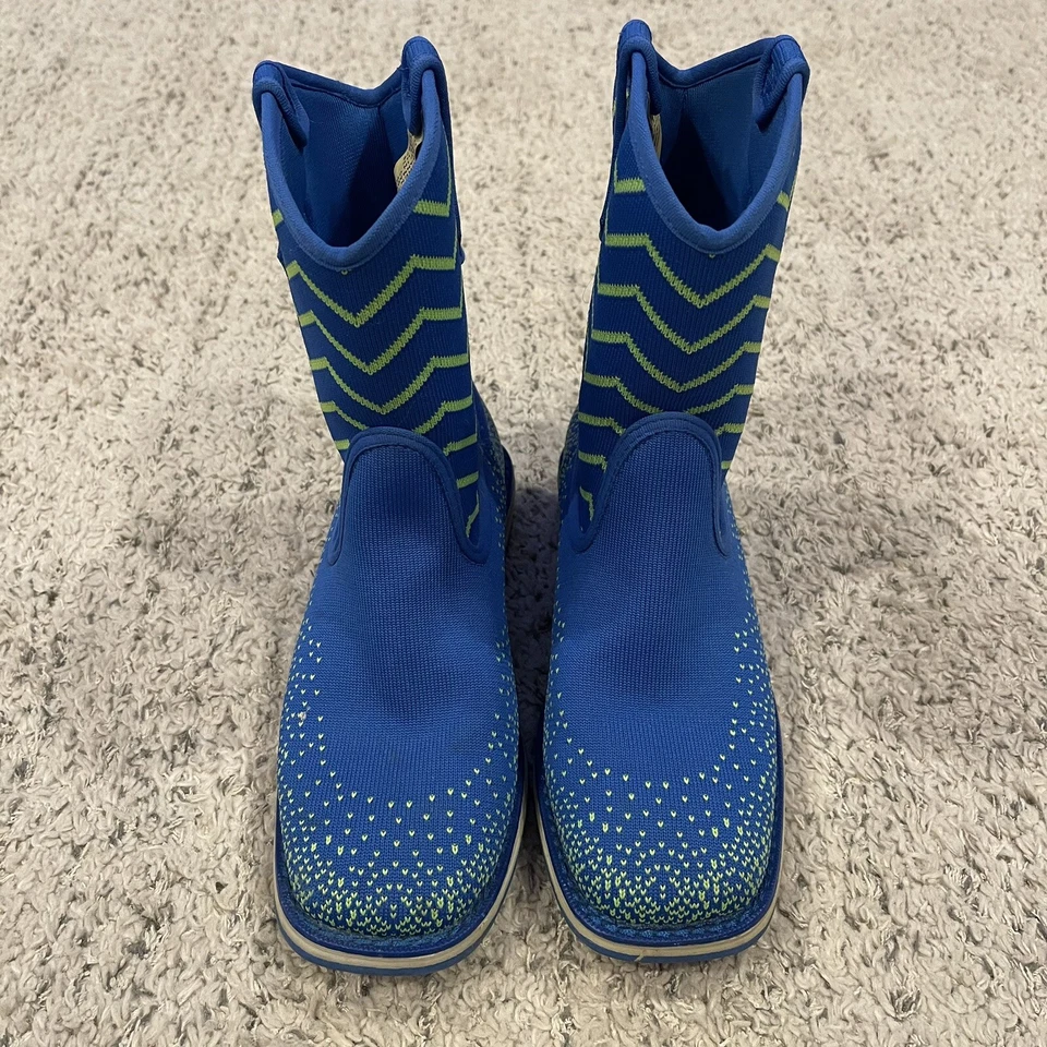 Botas de Vaquero Laredo Niños Ziggy Perform Air - Puntera Cuadrada Talla 3 Unisex Azul Verde Foto 2 de 4