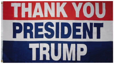 3X5 Thank You Donald Trump Flagge Don President Trump Gewonnen 2024