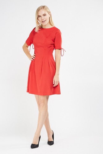 Oliver Bonas Tie Up Flared Skater Dress 