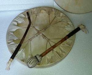 frame inch drum 18 GOAT DRUM SKIN NATIVE HAND HIDE AMERICAN FRAME DRUM STYLE