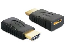 Delock Adattatore HDMI-A Maschio a HDMI-C Femmina Nero