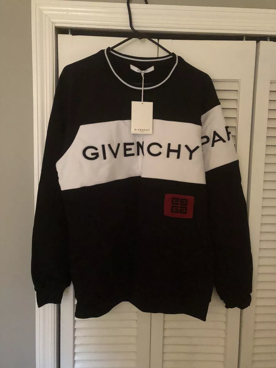 Givenchy Sweatshirt Men/ Unisex, (Black/ Red/ White), NWT, XXL