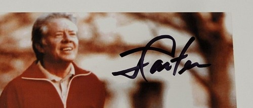 Fotografía 8x10 firmada por Jimmy Carter rara - trotando en DC - 39º Presidente - JSA - Imagen 3 de 6
