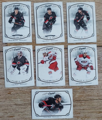 Nhl Carolina Hurricanes 8 Different Licensed Trading Card Team Sets main image 1