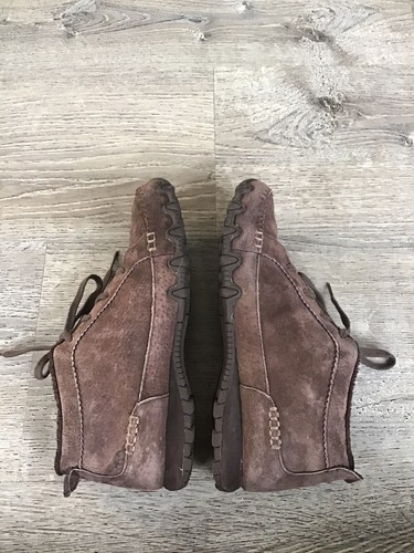 Skechers Damen Biker Chukka Stiefel Größe 8 Braun Lineage Wildleder Mokassin Sneaker 44706 - Bild 10 von 12