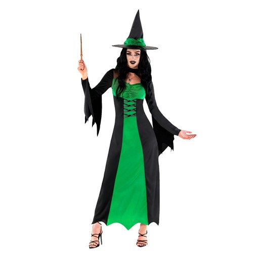 Hocus Pocus Costume Girls Size XL Green Winifred Sanderson Salem Witch Dress  | eBay