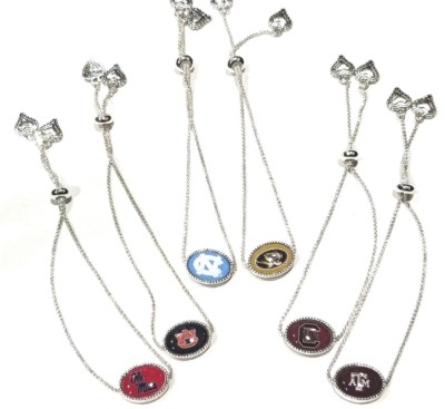NCAA Officially License College Adjustable Bracelet- Various teams