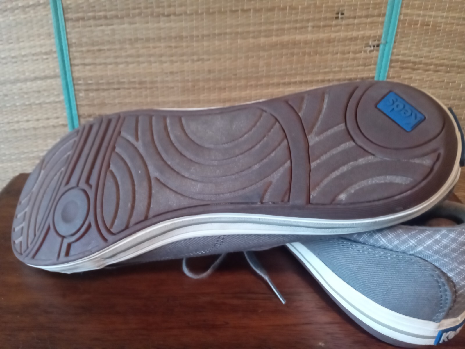 Keds ortholite women's 10 gray laceup tennis shoes s… Gem