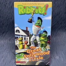 Ribbits! The Great Follywood Fizzle VHS Tape 2003 ZonderKidz Christian Show