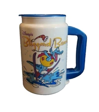 BLIZZARD BEACH MUG W/LID WALT DISNEY WORLD VINTAGE TRAVEL INSULATED WHIRLEY USA
