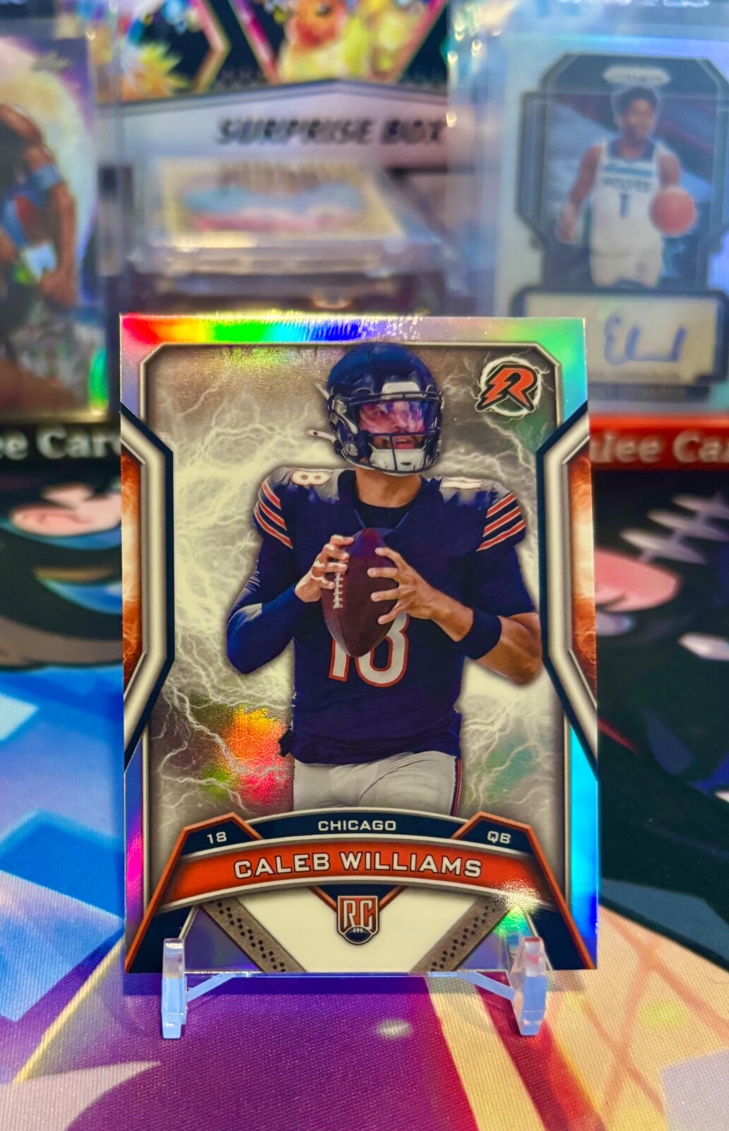 Caleb Williams RC Refractor 2024 Topps Resurgence Chicago Bears #117 MINT💎