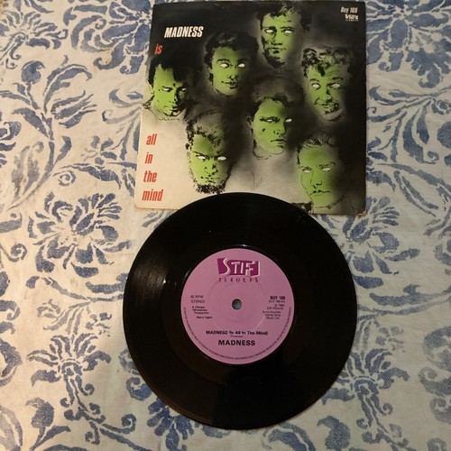 Madness Is All In The 7" STIFF BUY169 1983 UK issue P/Sleeve EX/VG+