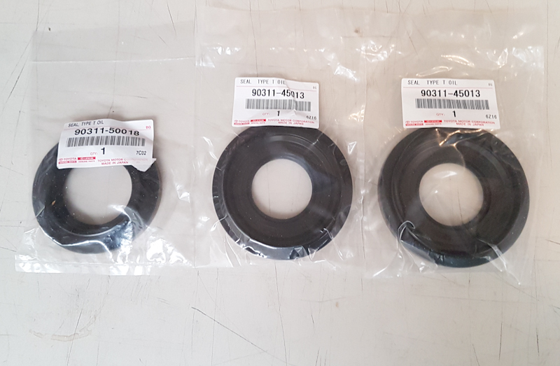TOYOTA OEM 93-98 Supra JZA80 diff seal kit - 2x 90311-45013 1x