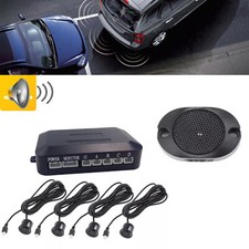4 Parking Sensor Car Auto Backup Reverse Rear Radar Sound System Alert Alarm Kit