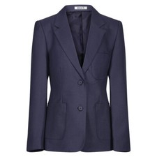 Zeco Girls Fit School Uniform Plain Blazer 24"-52" Chest Navy,Black,Bottle,Wine