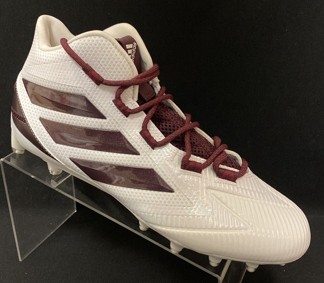 maroon adidas football cleats