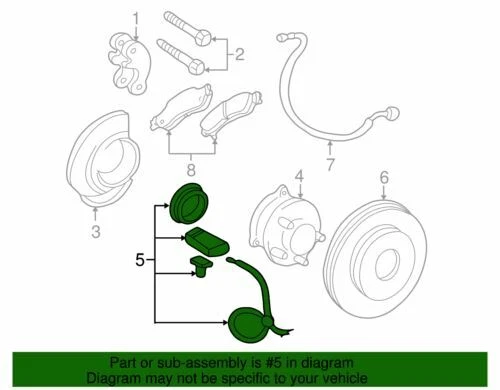 Sensor de velocidad de rueda ABS genuino GMC 1998-2005 Chevrolet GMC Oldsmobile LT 191876 Foto 2 de 2