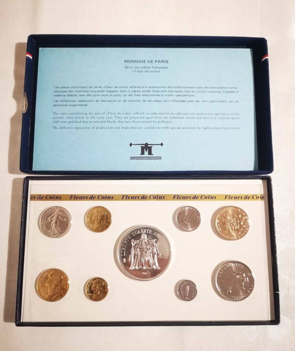 Coffret Monnaie de Paris Fleurs de Coins 1976 France FDC