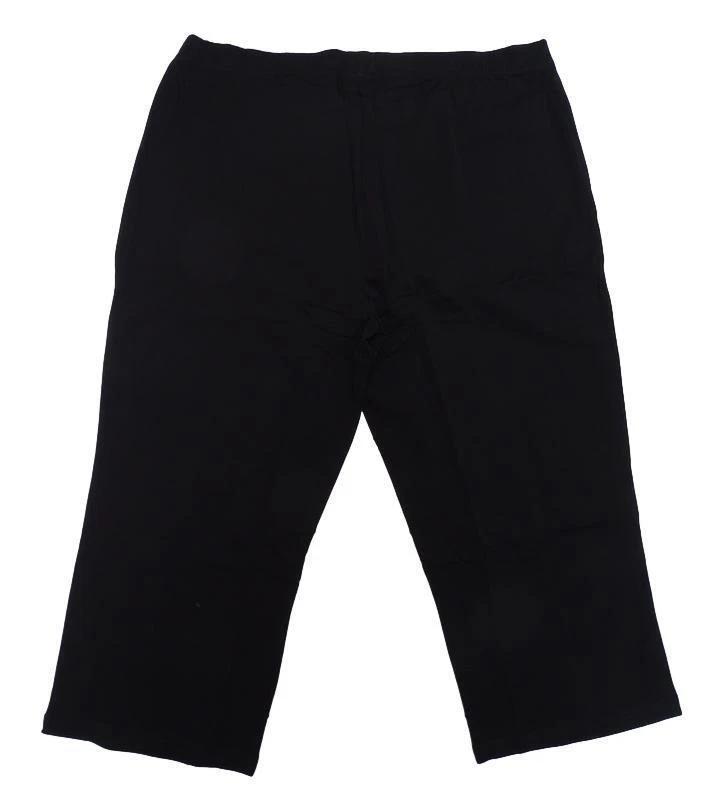 NEU Übergröße bequeme Damen Stretch Capri Leggings in schwarz Gr. 48/50, 52/54 - Bild 3 von 3