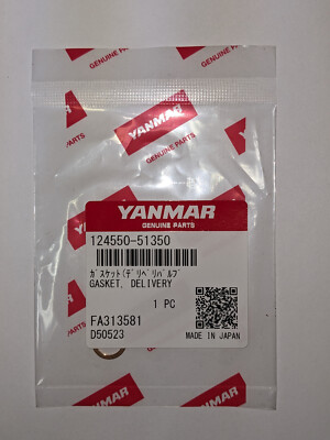 Yanmar Delivery Valve Gasket (124550-51350) Diesel Fuel Pump (Type
