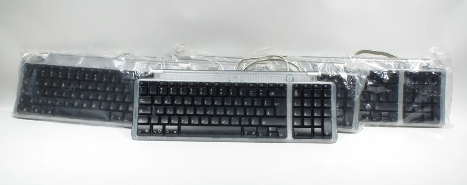 NEW Vintage Apple M2452 iMac G3 Wired Keyboard - Graphite Clavier Québécois - Image 2 of 4
