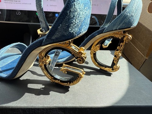 Dolce & gabbana denim heels - Picture 2 of 10