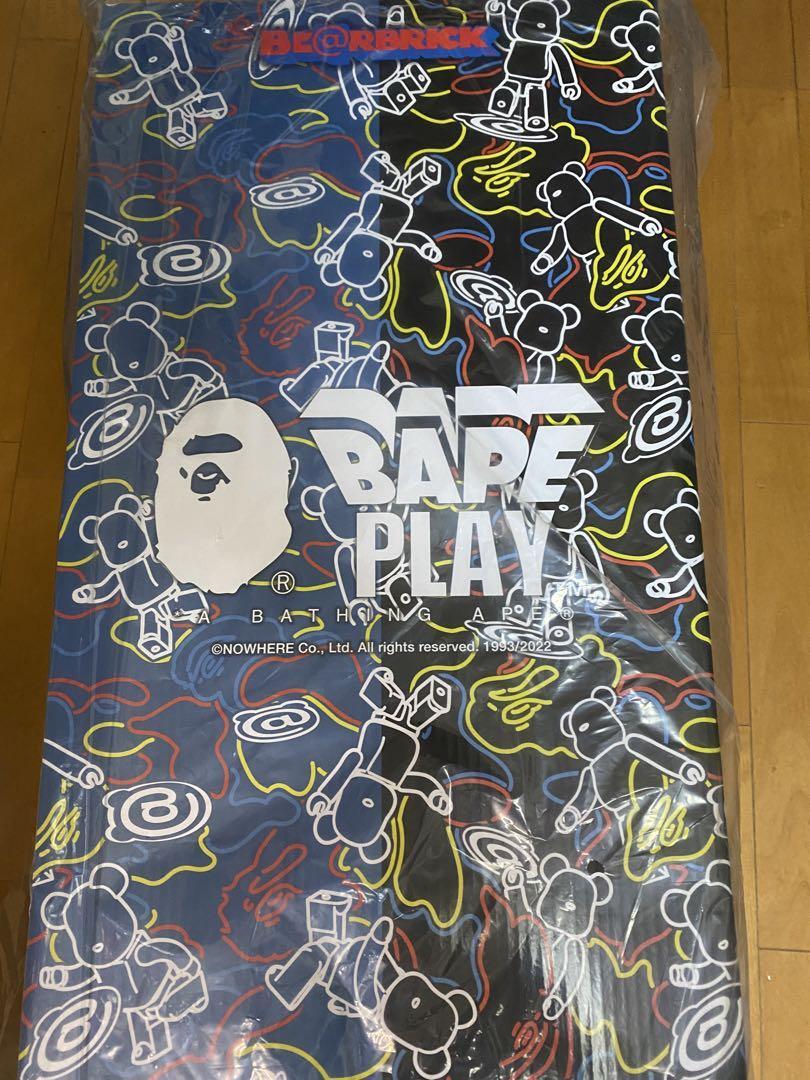 Bape Be@Rbrick Line Camo Shark 1000% Large Scale Be@Rbrick In Bape 