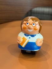 Vintage 1978 Rockie Rollies Kid With Glasses Figure by Mattel has A Lean