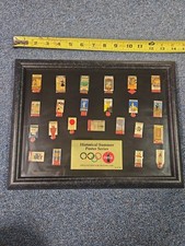 Vintage 1996 Coca-Cola Historical Summer Games Poster Series Olympic Pin Set