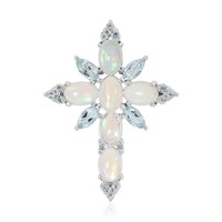 Welo-Opal- Und Topas-AnhäNger Aus Sterlingsilber